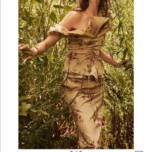 BROCK COLLECTION
Pencil Skirt In Floral New ! Auth